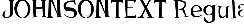 JOHNSONTEXT Regular字体转换